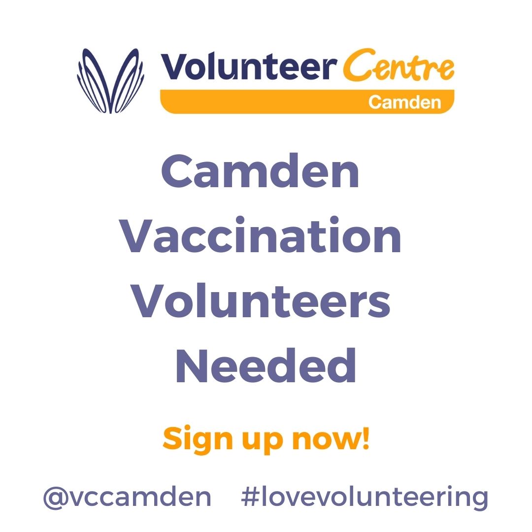 Volunteering At Vaccination Centres Volunteer Centre Camden