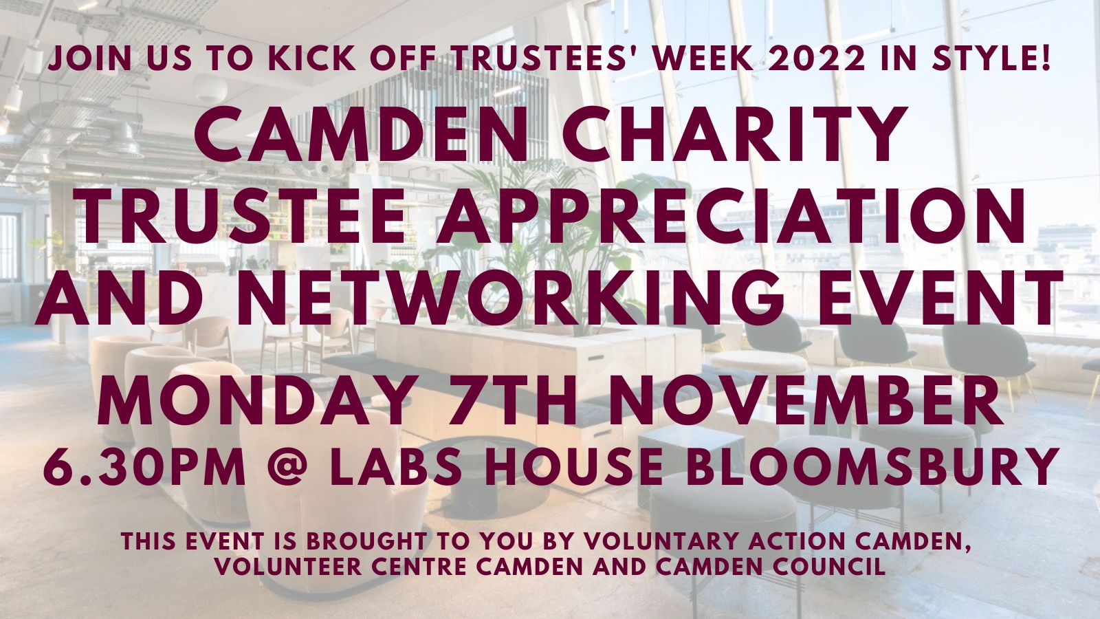 camden-charity-trustees-appreciation-and-networking-event-monday-7th