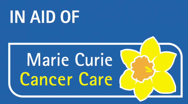 Marie curie cancer care logo