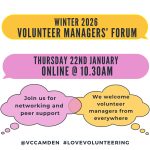 Yellowy orange and cool pink speech bubbles with details about the VMF. All details are in the copy below.