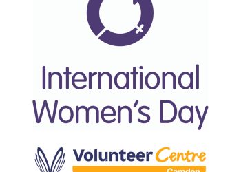International Women's Day and Volunteer Centre Camden logos